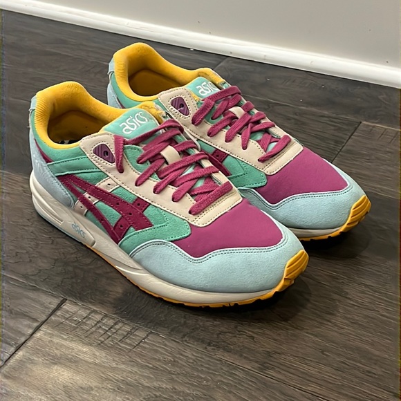 ASICS Gel Saga X Lilly Brown Easter Shoes Sneakers new TH416Q 6619 Mens Sz 9.5